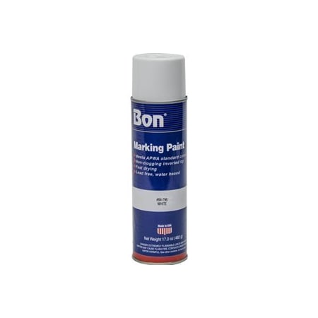 Bon Tool Bon 84-796 Marking Paint, White, 20 Ounce (12/Pkg) 84-796